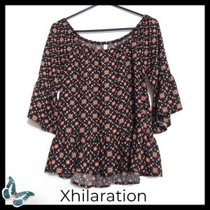♥️ Xhilaration:Size:XS/ Boho Style Bell sleeve top